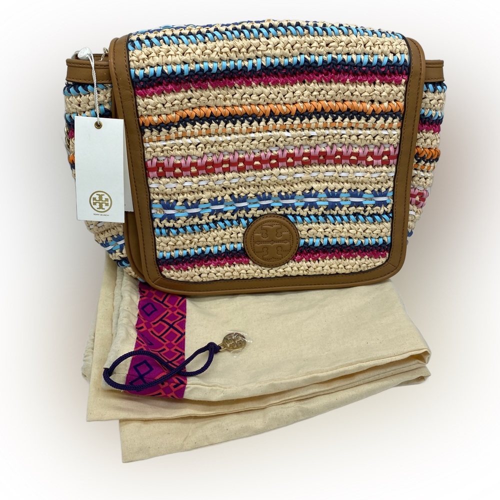 Tory Burch Marion Woven Small Strap Shoulder Bag NWT